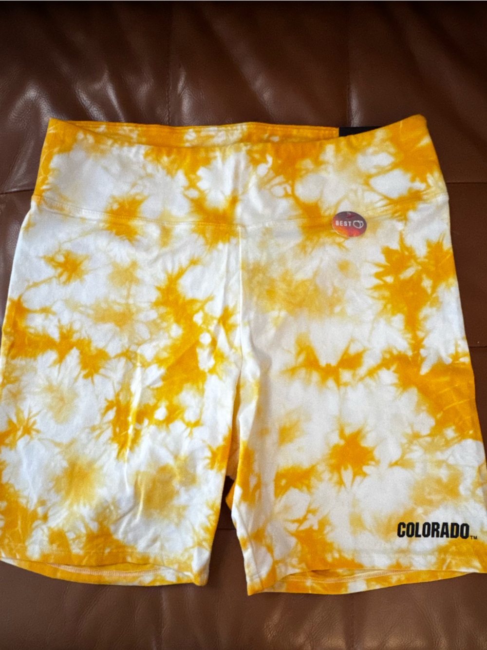 Victoria's Secret PINK Collegiate Collection - CU Boulder Tie-Dye Bike Shorts